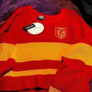 Harry Potter Gryffindor Crop Sweater